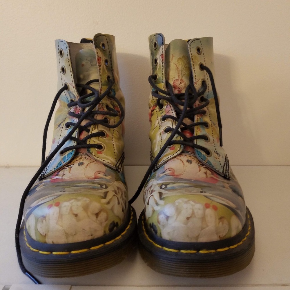 Rare Dr. Martens Hieronymus Bosch “Heaven” boots